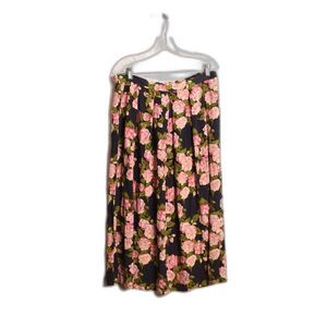 Talbots Women's Pink Skirt Floral size 16